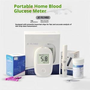 Kit de Glucómetro para Medir el Azúcar en Sangre con Tiras Reactivas, Lancetas, Medidor de Glucosa en Sangre, Dispositivo para Pruebas de Azúcar en Sangre - Product Image 1