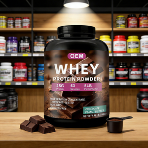 Protéine de lactosérum biologique déchiquetée OEM 250g en vrac, saveur <span class=keywords><strong>chocolat</strong></span> 40g, nutrition sportive pour adultes - Product Image 4