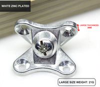 Connecteur papillon amovible en plastique pour meubles, support d'angle en L à 90 degrés pour assemblage bois-plastique