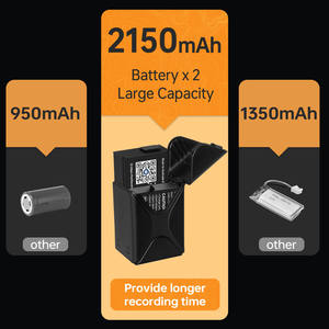 야외 2K 4K 60fps 2.35 + 1.4 듀얼 스크린 WIFI 52MP 스포츠 캠 마이크로 12M 바디 방수 액션 카메라 - Product Image 5