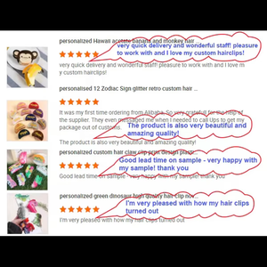 Regali pubblicitari di Design accessori per capelli in acetato di alta qualità accessori per capelli in acetato per banchetti creativi - Product Image 5