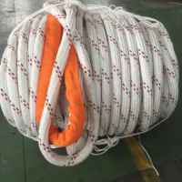 Proveedores de Cuerdas Marinas de Alta Elasticidad, Cuerda UHMWPE de 34 mm con Cubierta de Poliéster, Cuerdas para Barcos para Amarre Marítimo y Offshore
