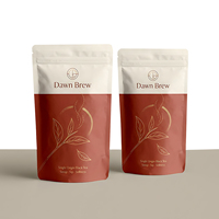 Sachets Doypack pour café en poudre et emballages de thé, personnalisables, réutilisables, biodégradables, résistants à l'humidité, en feuille d'aluminium, Marque de premier plan PT
