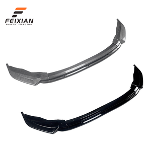 Divisor de Labios Delantero de Fibra de Carbono ABS Deportivo para VW Tiguan MK2 <span class=keywords><strong>R</strong></span> Line 2017-2020, Kit de Parachoques FEIXIAN - Product Image 2