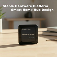Centre de contrôle de maison intelligente avec contrôle par application, alimenté électriquement et par batterie, en matériau PC, Hub intelligent pour usage familial et hôtelier