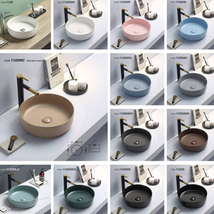 WC Sospeso in Ceramica Stile Europeo, Toilette e Lavabo da Parete Bianco Lucido, Lavandino Rotondo Opaco per Bagno - Product Image 6