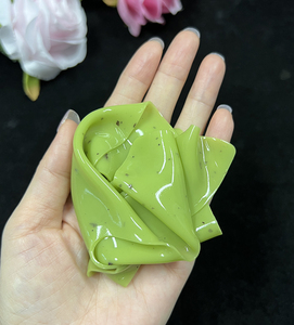 Masque facial en feuilles de thé vert broyé OEM/ODM avec glycérine pour peaux grasses - Hydratant et anti-points noirs - Product Image 4