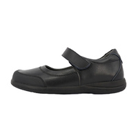 CHOOZII Vente en gros de chaussures d'école classiques pour enfants en cuir véritable de qualité supérieure pour filles noires avec protection des orteils