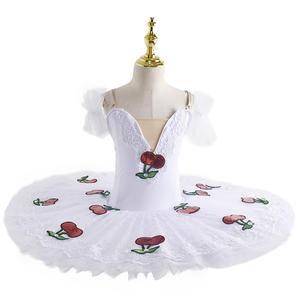 Tutú de Ballet profesional Pancake niños <span class=keywords><strong>blanco</strong></span> Swan Lake Ballet disfraz niños Danse niñas bailarina tutú faldas - Product Image 4