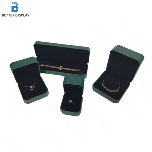 Boîte à bijoux en papier imitation cuir pour bague en or, <span class=keywords><strong>diamant</strong></span> et <span class=keywords><strong>perle</strong></span>, boîte de <span class=keywords><strong>rangement</strong></span> pour bague, vente en gros, boîte à bague simple en velours rose - Product Image 4