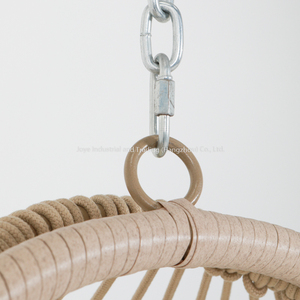 Leisure Foldable Hanging Chair Indoor Outdoor Garden Use Single Chair Rope Furniture Steel Rope <b>Swing</b> Chair - Product Image 4