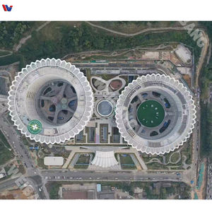 Paneles de Pared Cortina Exteriores Curvos de Aluminio Modernos Personalizados para Centros Comerciales y Hoteles, Resistentes al Fuego, Corte Doble Curvo - Product Image 4