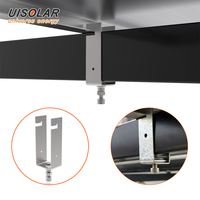 UISOLAR - Support de montage de panneaux solaires en gros, accessoires de fixation PV, pince en U de 30 mm de longueur pour système de montage solaire
