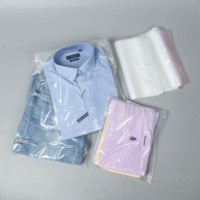 Sacs transparents personnalisés, sacs en plastique PE auto-adhésifs refermables avec Logo imprimé pour vêtements, vente en gros, Opp, vente en gros