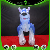 Costume de chien gonflable Hongyi Costume de bondage Husky bleu personnalisé