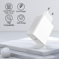 Ensemble de chargeur 20W TKT Type-c avec câble de charge EU PD Adaptateur mural rapide en brique pour iPhone Compatible avec la caméra des écouteurs