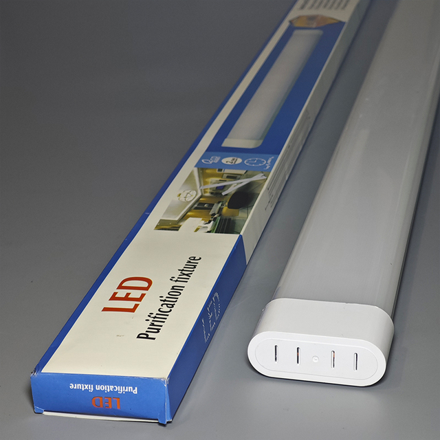 OEM ODM Led Linear Tube Fixture 18w 36w 54w 60w 80w 100w 600mm 1200mm Tri-proof Lamp Purification Led Batten Light