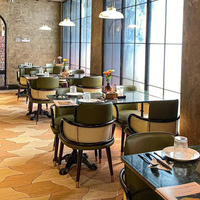 Meubles pour restaurants ensembles de table et de chaises de salle à manger de luxe vente en gros