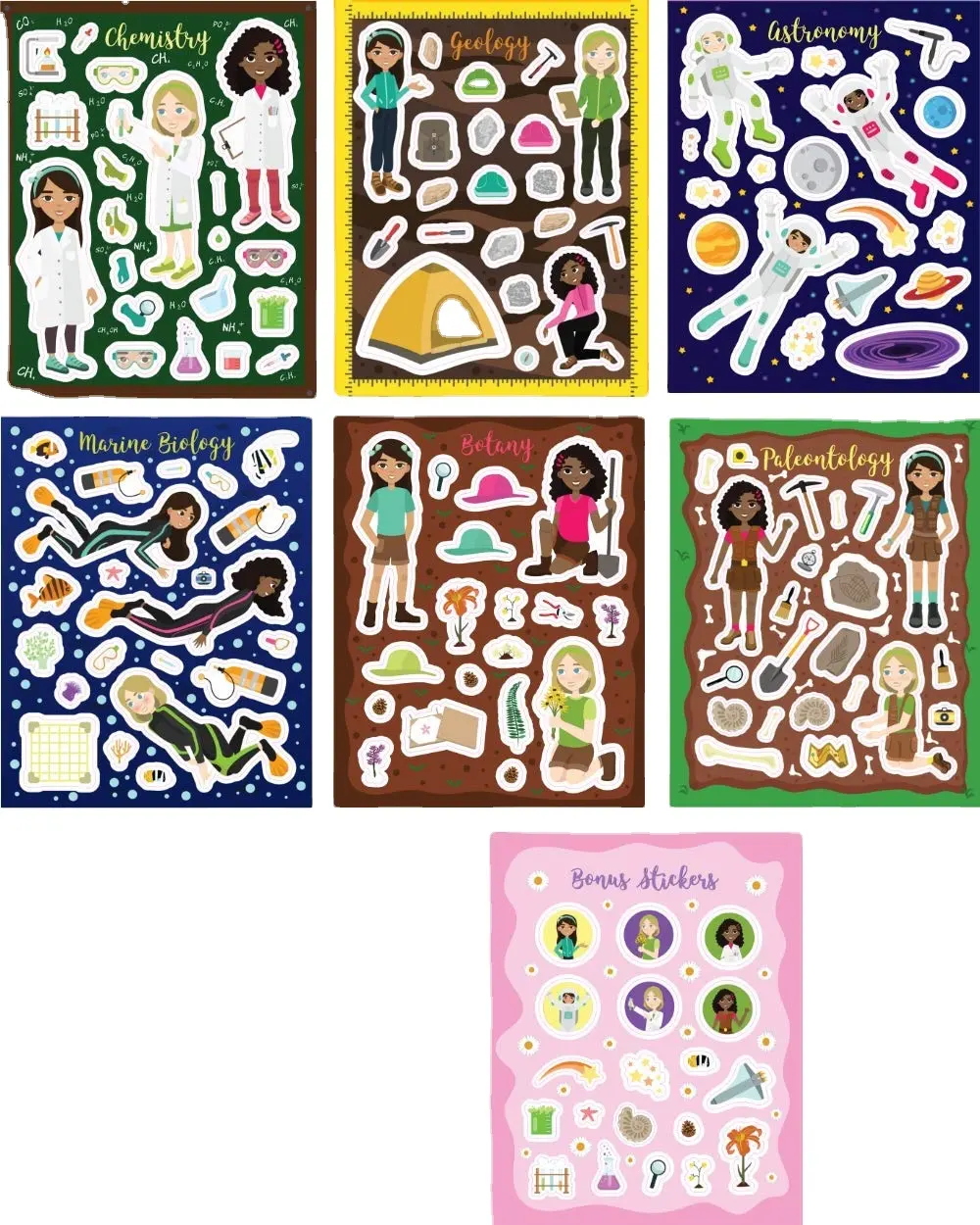 Custom Full Color Printing Baby Children Kids Toddler Girl Sticker Books
