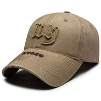Casquettes de baseball personnalisées pour papa en coton délavé avec applique effilochée, casquettes unies en gros, casquettes de sport, casquettes de baseball