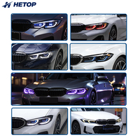 Phare HETOP G20 2020-2025 – Collection Personnalisée Améliorée – Quatre Couleurs, Triple Couleur, Double Couleur, RGB DRL, Style OSS, Lentille Unique pour BMW