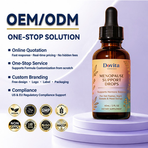 Wholesale OEM ODM Natural <b>Menopause</b> Drops High Potency Black Cohort Dong Quai Energy Boost Immune Support 60ml - Product Image 2