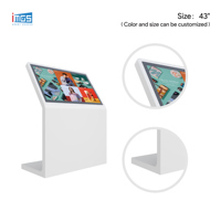 Écran tactile interactif de 43 pouces, affichage publicitaire sur pied, Android 1920x1080, gestion cloud
