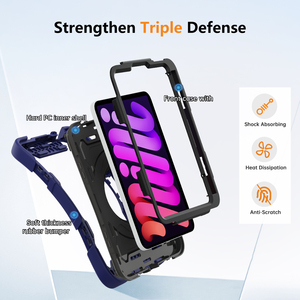 Đầy đủ cơ thể bảo vệ TPU chống sốc tablet Bìa trường hợp đối với <span class=keywords><strong>iPad</strong></span> <span class=keywords><strong>Mini</strong></span> 6 7 Rugged trường hợp - Product Image 3