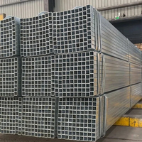 20x20 Warmgewalztes A36 SS400 Kohlenstoffstahl Verzinktes Quadratrohr für Solarmodul-Ständer