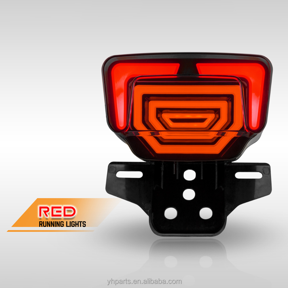 Soporte de hierro GN rojo + luz roja + amarilla
