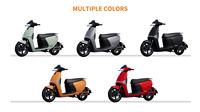 Scooter électrique EEC à deux roues, 45 km/h, 2000 W, moto électrique, cyclomoteur électrique avec batterie lithium NCM amovible