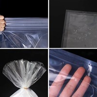 Sacs d'emballage en plastique PE transparents à fond carré épais, résistants à la chaleur et compatibles micro-ondes, pour pièces industrielles alimentaires et outils, fournis directement par l'usine