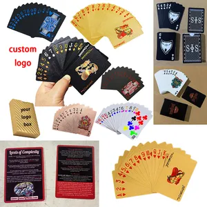 Carte De Jeu Factory Jeu de cartes de poker personnalisé Jeu d'affirmation positive pour enfants Jeu d'impression jouant en plastique pvc