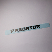 Custom Nickel Sticker Logo Refrigerator Computer Metal logo Label