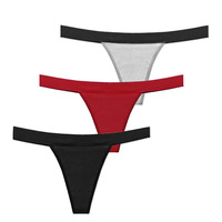 Tangas Menstruales a Prueba de Fugas para Mujer, 4 Capas, Absorbentes, Sexy, Tipo G-string, Ropa Interior Fisiológica sin Costuras