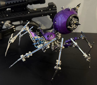 Modèle d'araignée en métal assemblé Dragon Zero, difficulté élevée, précision mécanique, ornement d'insecte, ensemble de blocs de construction
