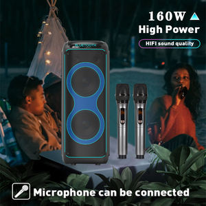 12 pouces haut-parleur de fête basses fortes grand effet sonore micro sans fil fête de famille magasin d'affaires utilisant une bonne qualité chariot stéréo - Product Image 3