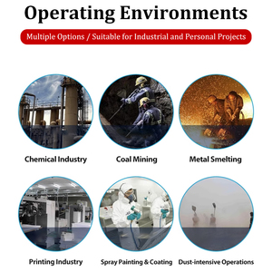 3700 Nhà Máy Tùy Chỉnh Lọc 3200 Bụi Mặt Nạ Than Khai Thác Mỏ Thoáng Khí Bụi Công Nghiệp Mặt Nạ Để Ngăn Chặn Bụi Tái Sử Dụng Mặt Nạ - Product Image 5