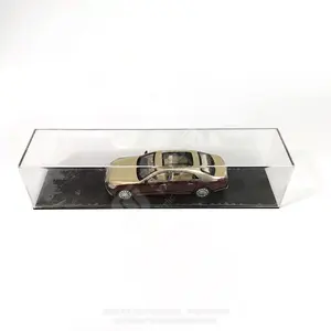 定制Lucite压铸模型汽车盒子亚克力展示柜，黑色底座仅供展示