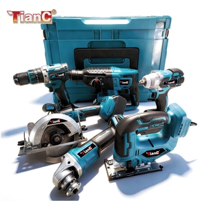 Elektrowerkzeug-Set: Sechsteiliges Lithium-Akku-Set mit Akkuschrauber – Neuheit unter den Elektrowerkzeugen - Product Image 3