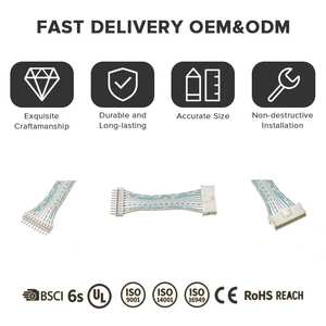 Otomotiv Sınıfı PVC Çoklu Pinli Kablo Röle Konnektörleri Bilgisayar Araç Kablo Demetleri için Standart Boyutlar IP67 Dereceli - Product Image 4