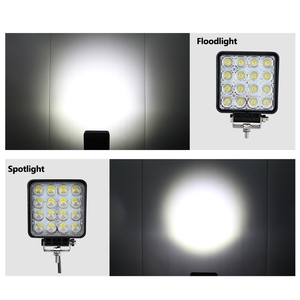 Luz de Trabajo LED de Haz Amplio/Alcance Largo, Súper Brillante, Cuadrada de 4.3 Pulgadas, para Tractor - Product Image 4