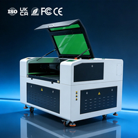 Máquina de Grabado y Corte Láser CO2 para Acrílico, Madera, Vidrio y Más, con Refrigeración por Agua de Alta Precisión, Compatible con Formatos CCD/LAS/DST