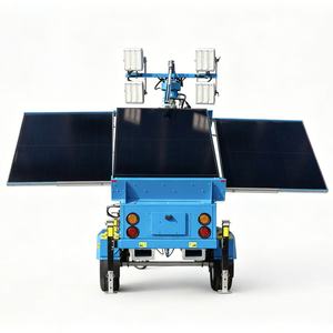 Tour d'éclairage solaire portable à LED avec télécommande et système - Product Image 6