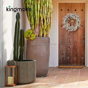 Macetas Redondas Grandes Modernas para Interiores y Exteriores, Resistentes al Agua, Decoración de Jardín, Macetas para Flores, Macetas para Villa, Fabricante de Macetas GRC - Product Image 2