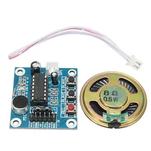 ISD1820-modo de grabación de 3-5V, placa de voz, circuitos integrados con micrófono, sonido, altavoz de Audio con micrófono