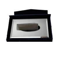 Commerce transfrontalier : Boîte à mouchoirs en quartz transparent à haute transmission, style amour, forme géométrique, style diamant, disponible à l'achat en vrac