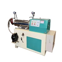 Broyeur à sable horizontal, machine de broyage, matériau SUS304/316L, pompe, moteur, capacité 30L, production 31-50kg/h pour le traitement des produits chimiques
