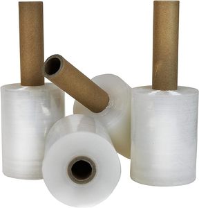 PE Stretch Wrap Roll Clear Cling Film Industrial Strength <b>Mini</b> Hand Extended Core Handle <b>Supermarket</b>/Grocery/Industrial - Product Image 2