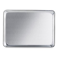 Moule à chignon en aluminium 25x15cm Plateau à hot-dog Ustensiles de cuisson Plat de cuisson peu profond Plateau de cuisson en aluminium 1/8 pour four